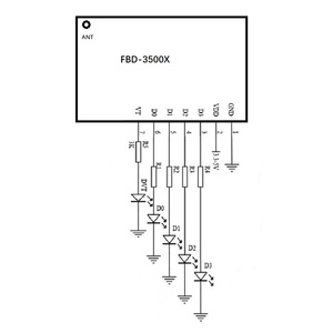 Modulo ricevitore 433Mhz modulo Rf 433Mhz trasmettitore e ricevitore Rf scheda interruttore telecomando digitale a 4 vie - Product Image 3