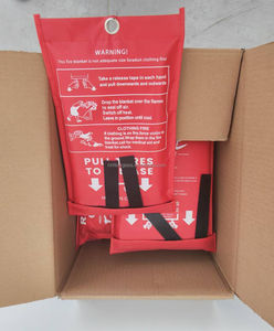 Противопожарное одеяло большого размера, 1,8 м * 1,8 млн, оптом-логотип на заказ/размер, OEM/ODM, стекловолокно, дом/кухня, сертифицировано CE, оптовые заказы - Product Image 6