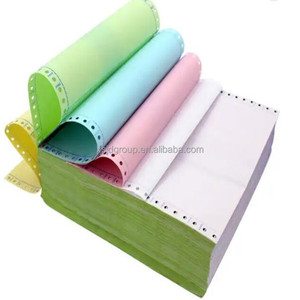 China Carbon Free Pink <strong>CB</strong> CFB <strong>CF</strong> Virgin Wood Pulp <strong>Computer</strong> Printing NCR <strong>Paper</strong> Blue Image Carbonless Copy <strong>Paper</strong> in Sheets - Product Image 6