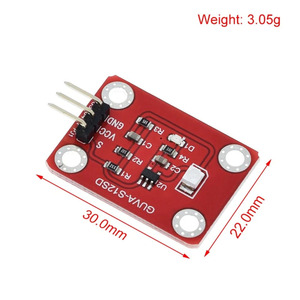 UV <strong>Sensor</strong> 240-370nm GUVA-S12SD 3528 Solar Ultraviolet Intensity Module DC 3.3-5V /<strong>Raspberry</strong> <strong>pi</strong> - Product Image 5