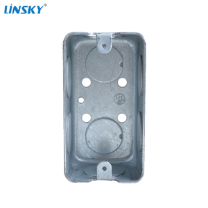 Shanghai Linsky Electrical Metal Boxes 4&quot;x2&quot;x2-1/8&quot; Handy/utility Box Drawn with Conduit KO'S - Product Image 2