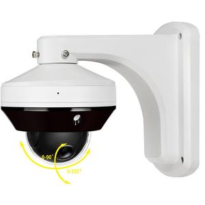 AI 5MP 3X Optiocal变焦迷你PTZ圆顶IP摄像机2.8-8毫米与人体检测 - Product Image 1