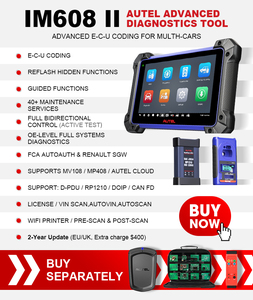 Autel Maxiim IM608 II Pro 2 Im608Proii Keys Fob Programmer With 36+ <strong>Functions</strong> Key Creation, Chip Read Write Clone Diagnosis Tool