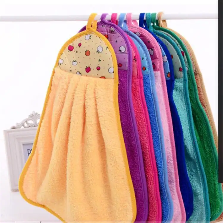 Gia đình tay Khăn chất lượng tốt khuyến mại carton búp bê thiết kế nhà bếp khăn tay khăn để làm sạch