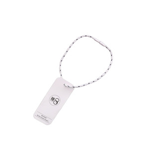 Hangtag <strong>Loop</strong> and Safty Pins Custom Embossed <strong>Loop</strong> Making Machines Yellow Black Locks Rose Gold Plastic Hangtags <strong>String</strong> - Product Image 6