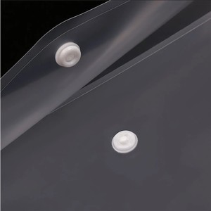 A4重按钮塑料文件夹文件夹分类手册索引书清晰展示文件袋标签袋 - Product Image 4