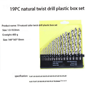 Tốc độ cao Thép 13PC Titan mạ gỗ Twist khoan với tuốc nơ vít điện - Product Image 4