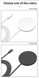 แท่นชาร์จไร้สาย15W แบบปรับแต่งได้จากโรงงานมินิแม่เหล็กข้ามพรมแดนใช้ได้กับ Apple ที่มีการใช้หูฟังพอร์ต Type-C - Product Image 3