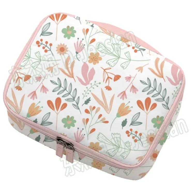 Borsa cosmetica personalizzata con etichetta privata custodie per cosmetici impermeabili Make Up Organizer borse da toilette