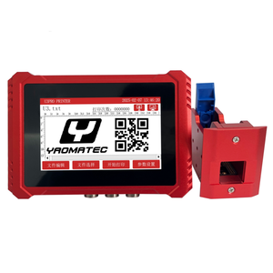 YAOMATEC 12.7MM <strong>Variable</strong> Expire Date QR <strong>Code</strong> Series Number Automatic Online Coding Machine Batch Printing Inkjet Printer - Product Image 1