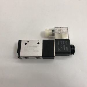DC12V 3V210-08铝制气动电磁阀3通2位1/4 ”手动新空气先导结构 - Product Image 2