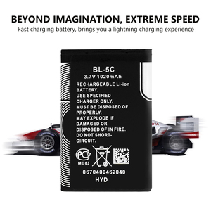 3.7V 800mAh סוללה BL-5C BL5C BL 5C נטענת סוללות עבור Nokia 2112 2118 2255 2270 <span class=keywords><strong>2280</strong></span> 2300 2600 2610 3125 3230 1pcs