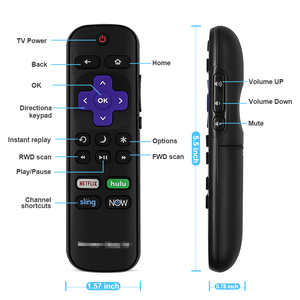 Factory Wholesale <strong>Remote</strong> RC280 RC282 Smart <strong>Universal</strong> TV <strong>Remote</strong> Control for Sharp Roku Hisense LG TCL JVC ONN Philips Series TVs