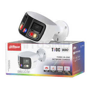 DH-IPC-PFW3849S-A180-AS-PV Dahua 8MP Wiz สี180องศาเลนส์คู่ตรวจจับการเคลื่อนไหวกล้อง4K สี wizoc POE IP - Product Image 1