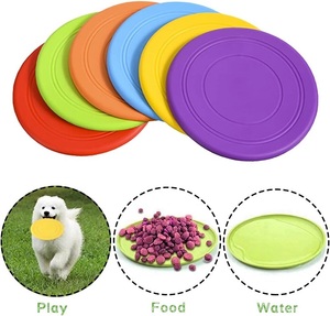 Pet Dog Training <strong>Frisbee</strong> Dog Soft Rubber Interactive Lightweight Flying Disc Pet Toy for <strong>Small</strong> Large Dogs - Product Image 4