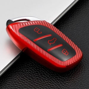 Gold Edge <strong>Key</strong> Fob Cover Fit for Roewe RX5 <strong>MG</strong> <strong>ZS</strong> GT GS 350 360 750 W5 Class Accessories Soft TPU Protection Car Case Shell - Product Image 5