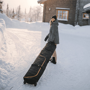 OEM Travel Ski Snowboard Bag Rolling Double Wheel Waterproof Padded Airline Approved Carrier Manufacturer - Product Image 6