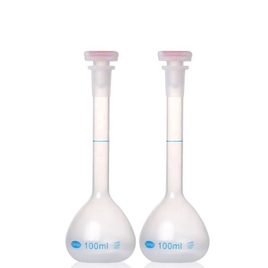 Tiandi Lab 25ml 50ml 100ml plastik volumetrik şişe tıpa ile - Product Image 3