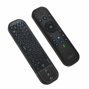 Teclado completo con diseño de modo Dual, Control remoto por voz inalámbrico, 2,4G, BT5.0, 2 en 1, Panel táctil, retroiluminación - Product Image 1