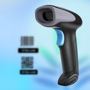 Lector de código de barras Android con cable portátil Código Qr de mano Escáner de código de barras 1D 2D para almacén de supermercado - Product Image 1