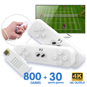 クラシックミニHD TVゲームスティックコンソール830内蔵ゲーム2ワイヤレスゲームパッドビデオゲームコンソール - Product Image 6