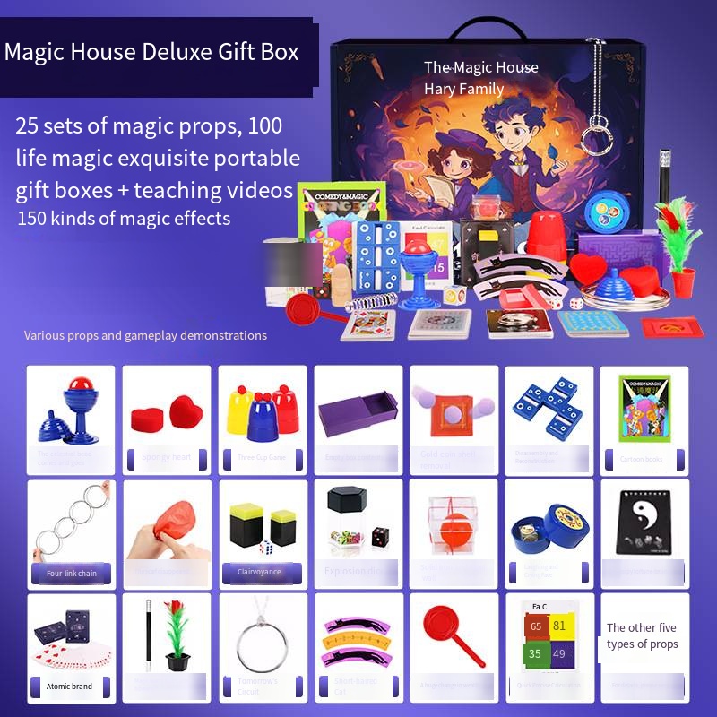 Coffret cadeau maison magique