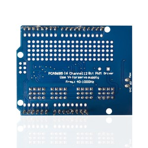 Servo kalkan 16 kanal 12-bit PWM/Servo Driver-I2C arayüzü PCA9685 arduino veya ahududu kalkanı modülü için