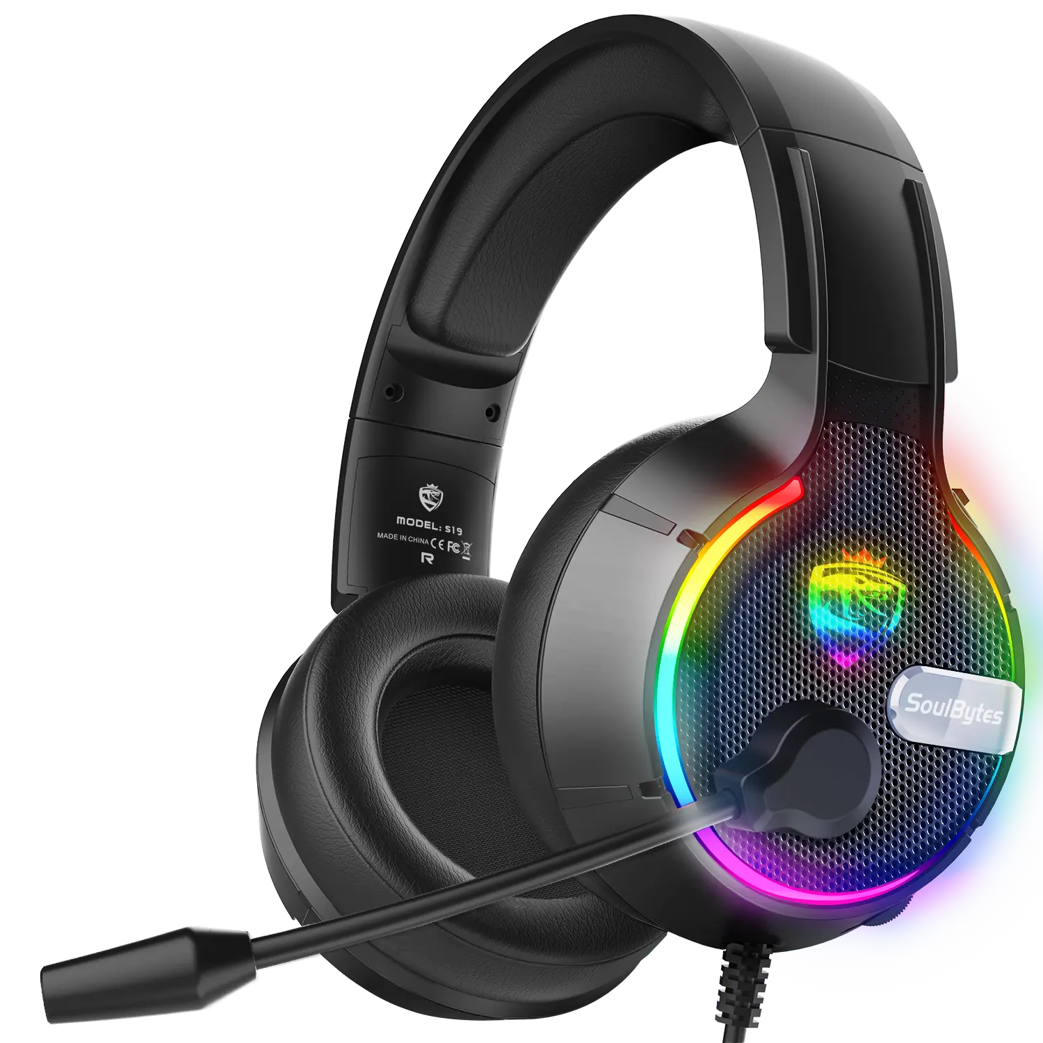 Over-Ear Headphones vídeo game fone de ouvido com fio para ps4 ps5