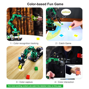 Raspberry Pi 5 4GB 8GB 16GB AI braccio robotico e Kit fotocamera con riconoscimento Tracking e afferrare le azioni per la formazione AI - Product Image 3
