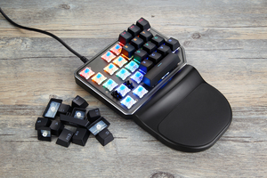 <strong>USB</strong> Wired Mechanical <strong>Numeric</strong> <strong>Keypad</strong> 27 Keys <strong>Mini</strong> Numpad Rainbow Backlight <strong>Keyboard</strong> Accounting Laptop Notebook Tablets - Product Image 2