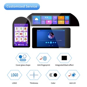 Touch Screen personalizzato da 7 pollici in vetro temperato con interfaccia I2C Touch Screen capacitivo - Product Image 4