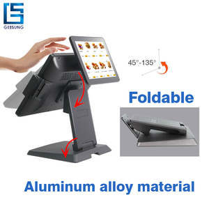 Bán buôn 15 inch cảm ứng màn hình kép hệ thống POS để bán máy POS tất cả trong một hệ thống cho cửa hàng bán lẻ nhà hàng - Product Image 4