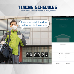 Tuya Smart Life App WIFI Garagentor öffner Controller Timer Tür öffnen/schließen Monitor Sprach steuerung mit Alexa Google Home - Product Image 5