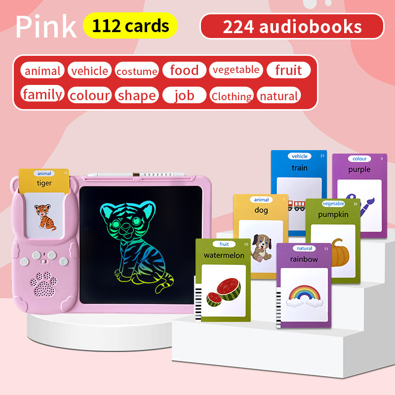Máquina de pintura Rosa + 224 palabras inglesas contenido