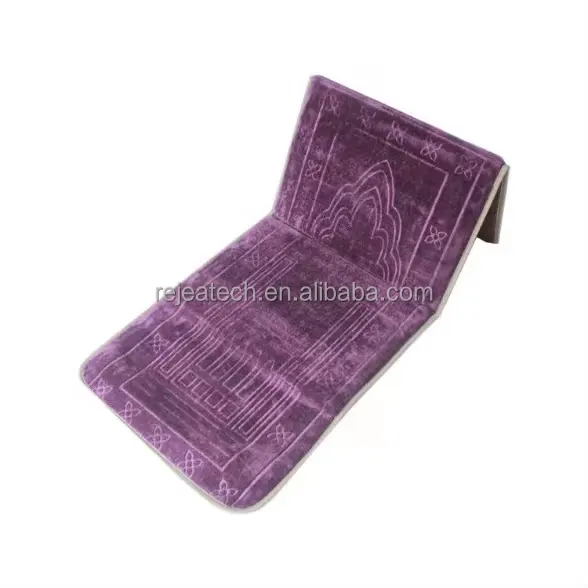 Sajadah Ramadan Coran islamique interactif petits enfants musulmans tapis de prière tapis lecteur de lecture numérique piles en PVC bleu