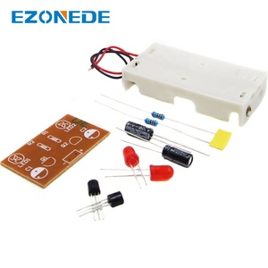 ชุดอิเล็กทรอนิกส์ DIY,แฟลช LED กระพริบวงจรชุดการเรียนการสอนการฝึกอบรม IC - Product Image 3