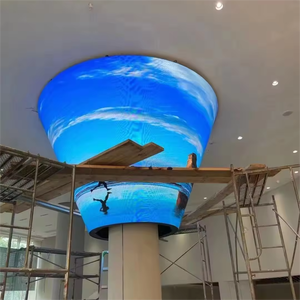 Yüksek darbe dijital reklam kavisli LED ekran için esnek kapalı Led Video özelleştirilmiş boyutu - Product Image 6