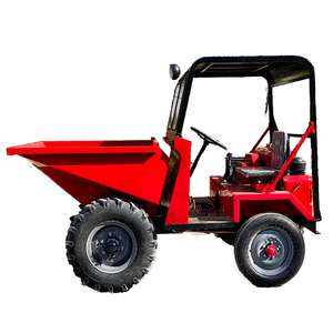 Camión volquete hidráulico de Descarga frontal de 3 toneladas, Unidad 4*4 vendida en fábrica, bomba cargadora de ruedas personalizable, cargador de precisión, motor de 1 año