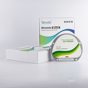 บล็อกเซรามิกเซอร์โคเนียหลายชั้น71มม. 3D ปริซึม,สำหรับเครื่องกัด AG Ceramil Millis - Product Image 6