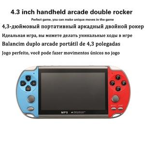 Nostalgico 4.3 pollici HD grande schermo portatile <span class=keywords><strong>Console</strong></span> di gioco 8G Retro Mini <span class=keywords><strong>MP5</strong></span> videogioco con wi-fi doppio Rocker X7 classico gioco