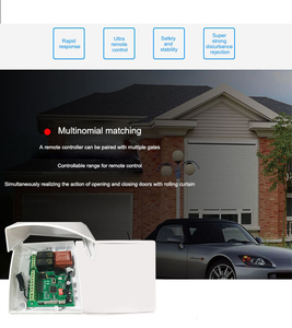 Nuovo 220V AC rolling shutter controller motore tubolare ricevitore codice di apprendimento 1527 433MHZ garag porta telecomandi YET804 - Product Image 5