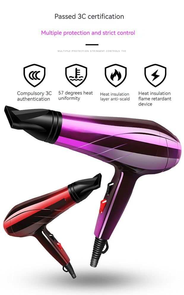 Most Popular High Quality And Ultralow Price With Patent Certificates Salon Professional Hair Dryer For Home Salon
