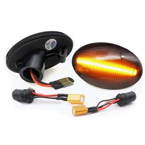 Opel Corsa C Combo Astra F Tigra direnç dahil-otomobiller için duman Lens ile dinamik LED Side Marker gösterge kiti & - Product Image 1