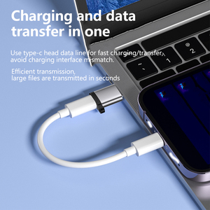 Yüksek hızlı veri transferi tip C USB 3.0 3.1 OTG güç kaynağı adaptörü dizüstü şarj cihazı halat ve USB tip C fişi ile - Product Image 6
