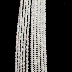 Mother of Pearl <strong>Shell</strong> Button Loose <strong>Beads</strong> DIY Jewelry Making <strong>Shell</strong> <strong>Beads</strong> Strand