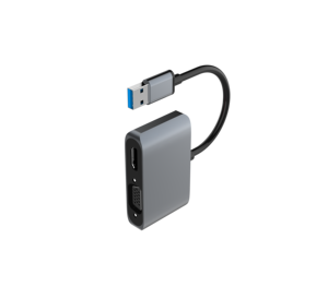 Colorii UHV2 <strong>USB</strong> a to <strong>HDMI</strong> Converter 1080P <strong>VGA</strong> Dual Display for Laptop and Computer - Product Image 4