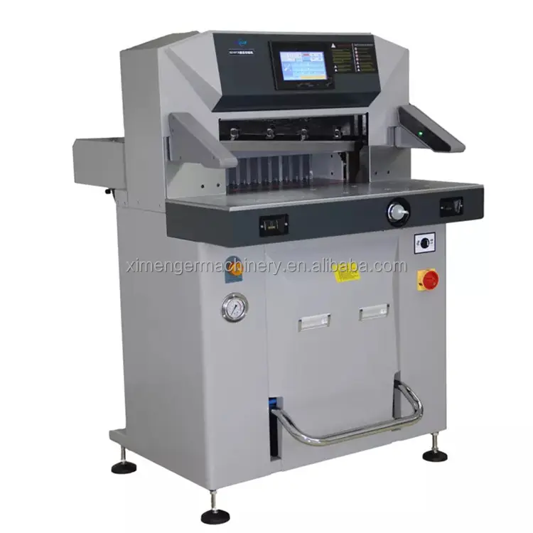 5210TX औद्योगिक गिलोटिन 500mm कागज ट्रिमिंग करने वाली मशीन हाइड्रोलिक कागज काटने कटर मशीन
