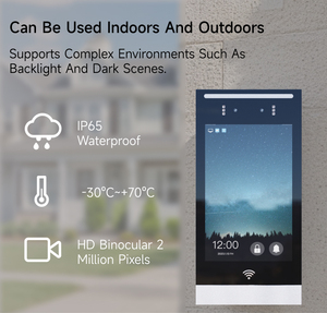 Smart Home Video Door <strong>Intercom</strong> <strong>System</strong> 10 Inch Smart Center Panel Wired/Wireless Wifi Ip Doorbell Android Operated Kits <strong>Systems</strong> - Product Image 3