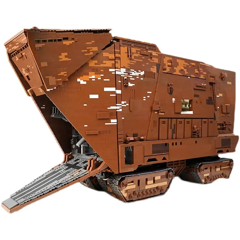 Molde KING 21009 juguetes Wars Compatible MOC-13289 13168 piezas Cavegod UCS Sandcrawler Asamblea Kits RC bloques de construcción de ladrillo