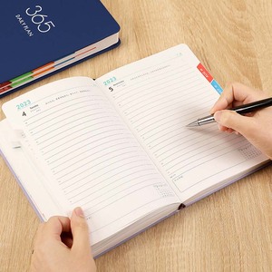 Custom Logo Organizer Diary A5 <strong>Note</strong> Book 400 Pages 2023 Agendas Journal Planner <strong>Notebook</strong> <strong>with</strong> Monthly <strong>Index</strong> - Product Image 5